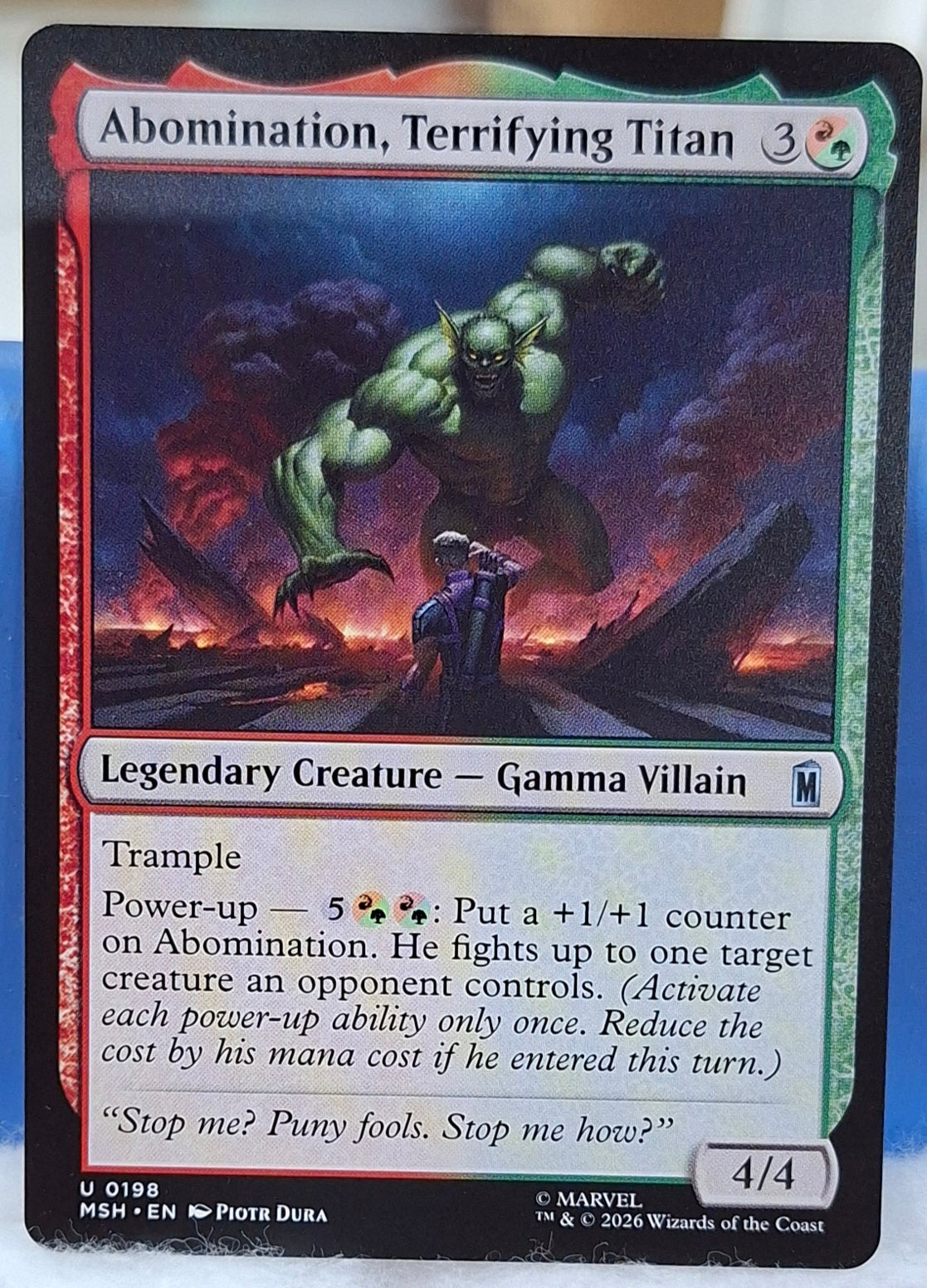 Abomination, Terrifying Titan