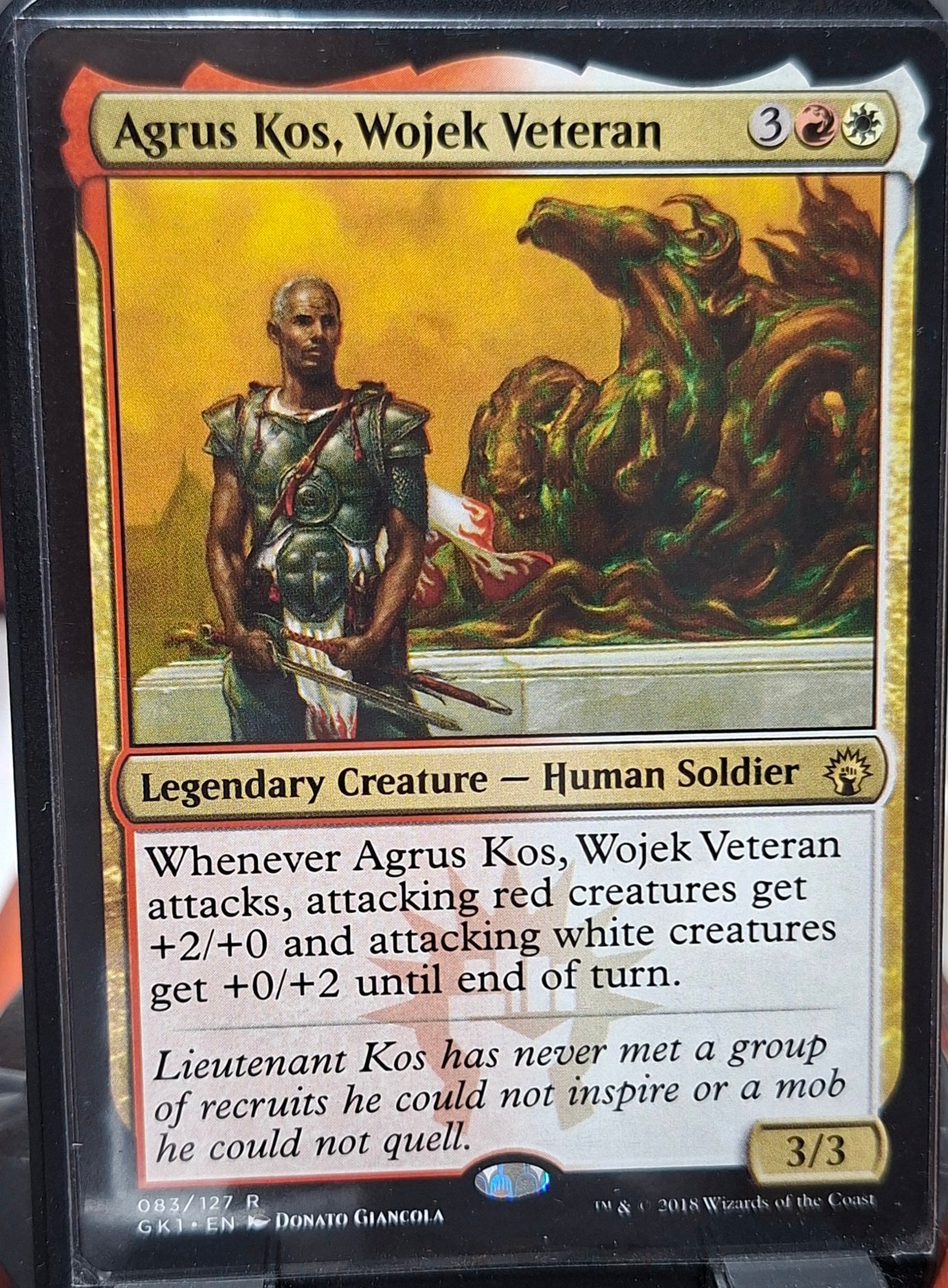Agrus Kos, Wojek Veteran