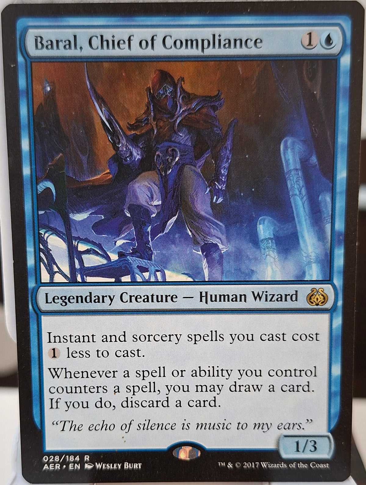 Baral, Chief of Compliance