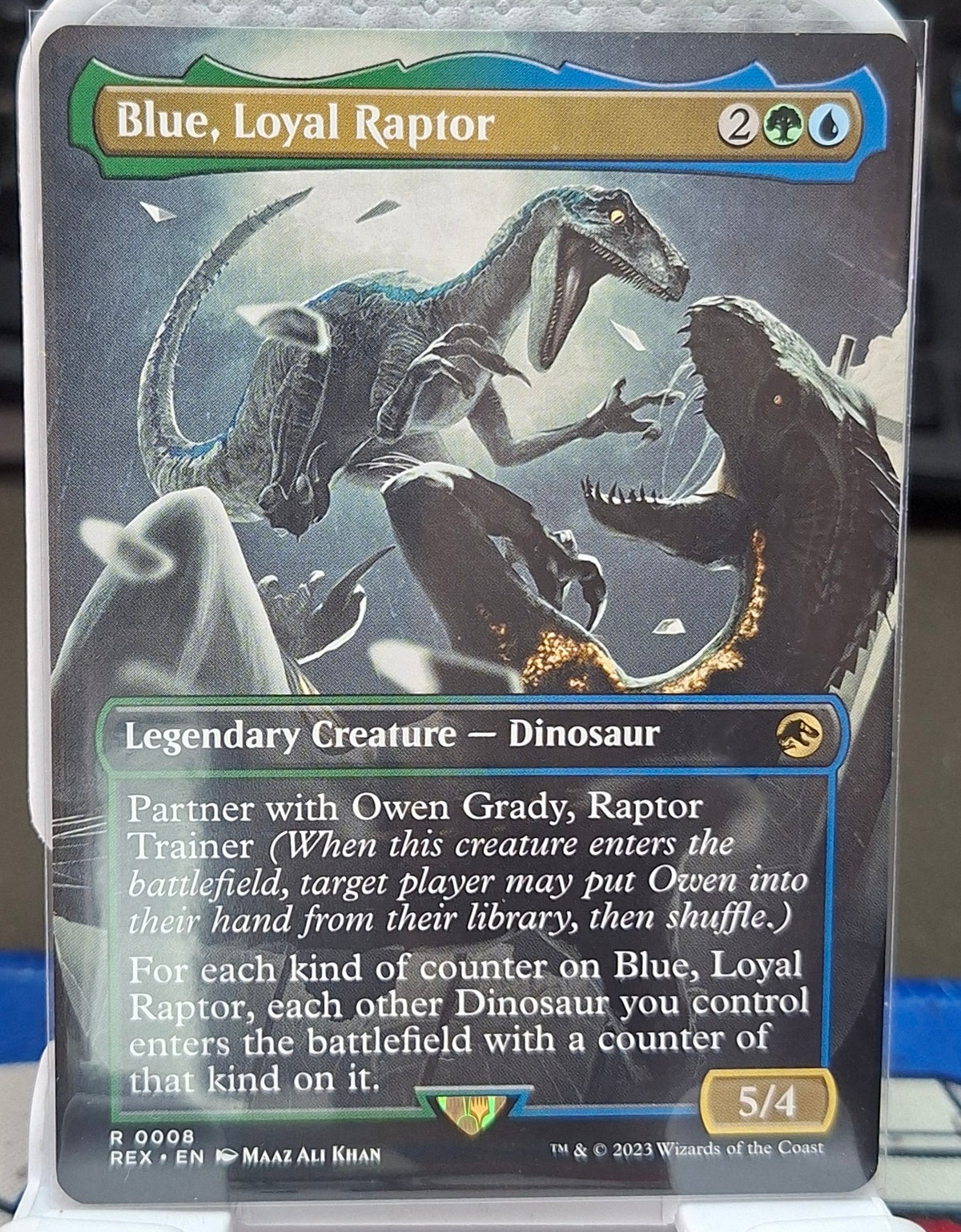 Blue, Loyal Raptor