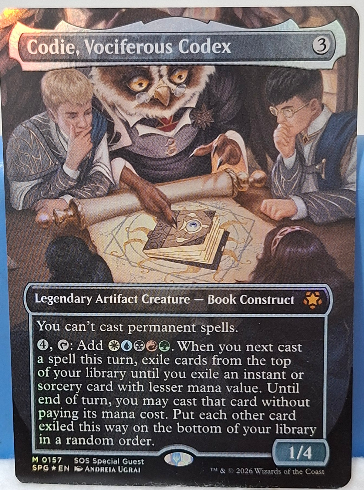 Codie, Vociferous Codex
