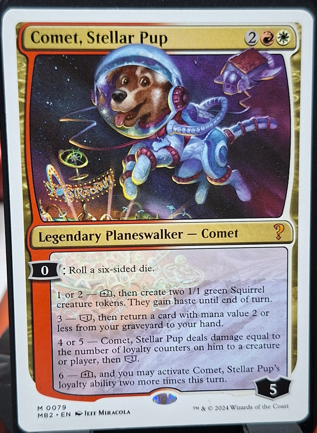 Comet, Stellar Pup
