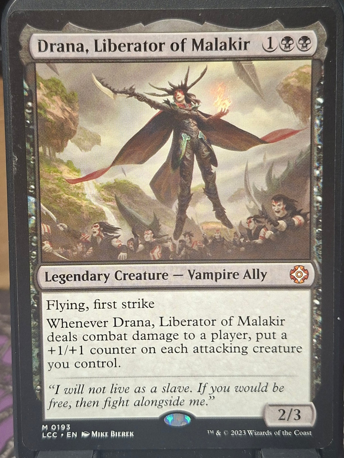 Drana, Liberator of Malakir