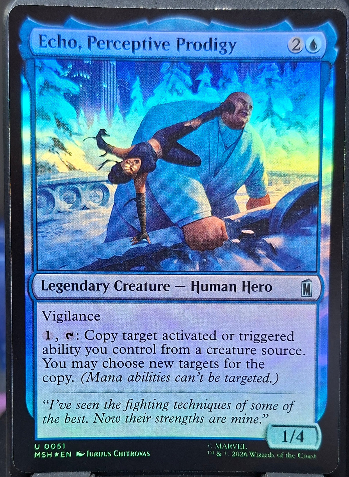 Echo, Perceptive Prodigy