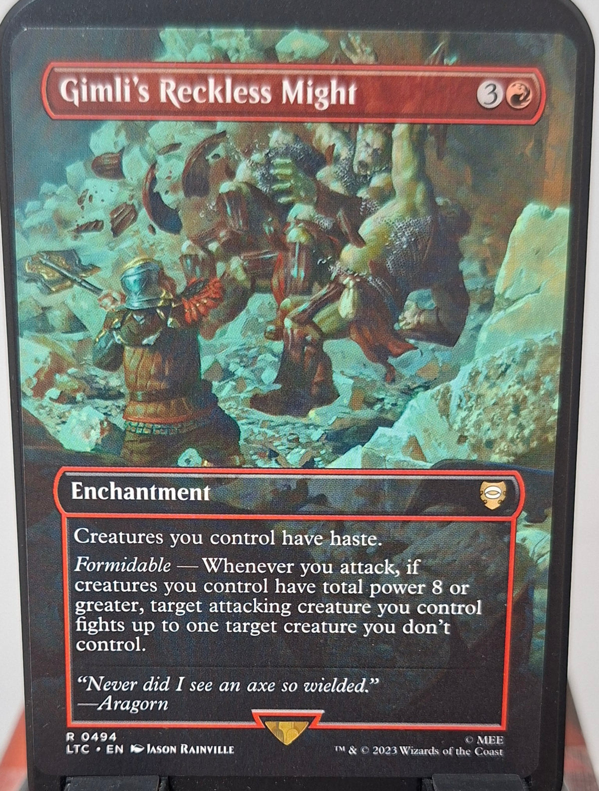 Gimli's Reckless Might