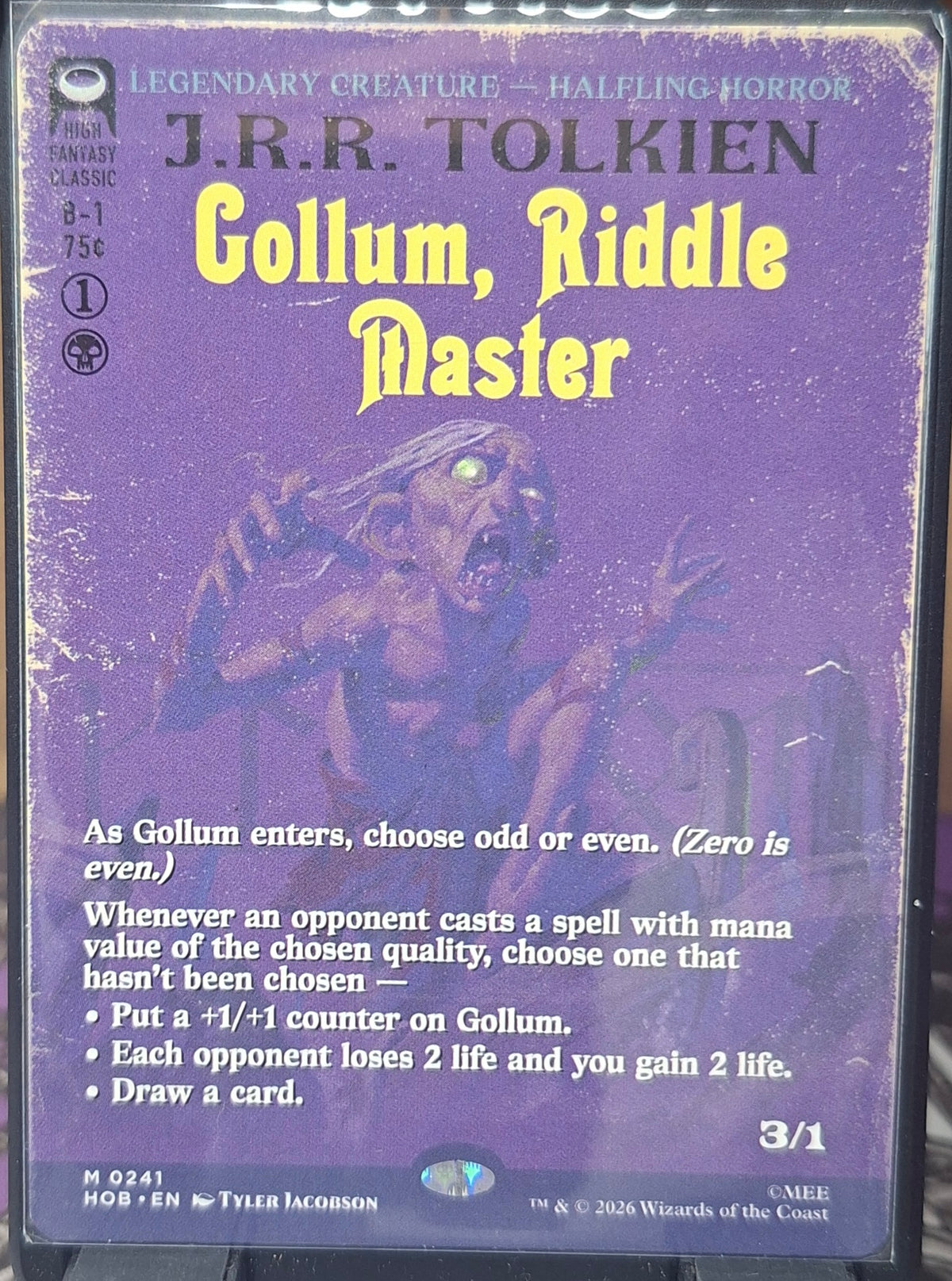 Gollum, Riddle Master