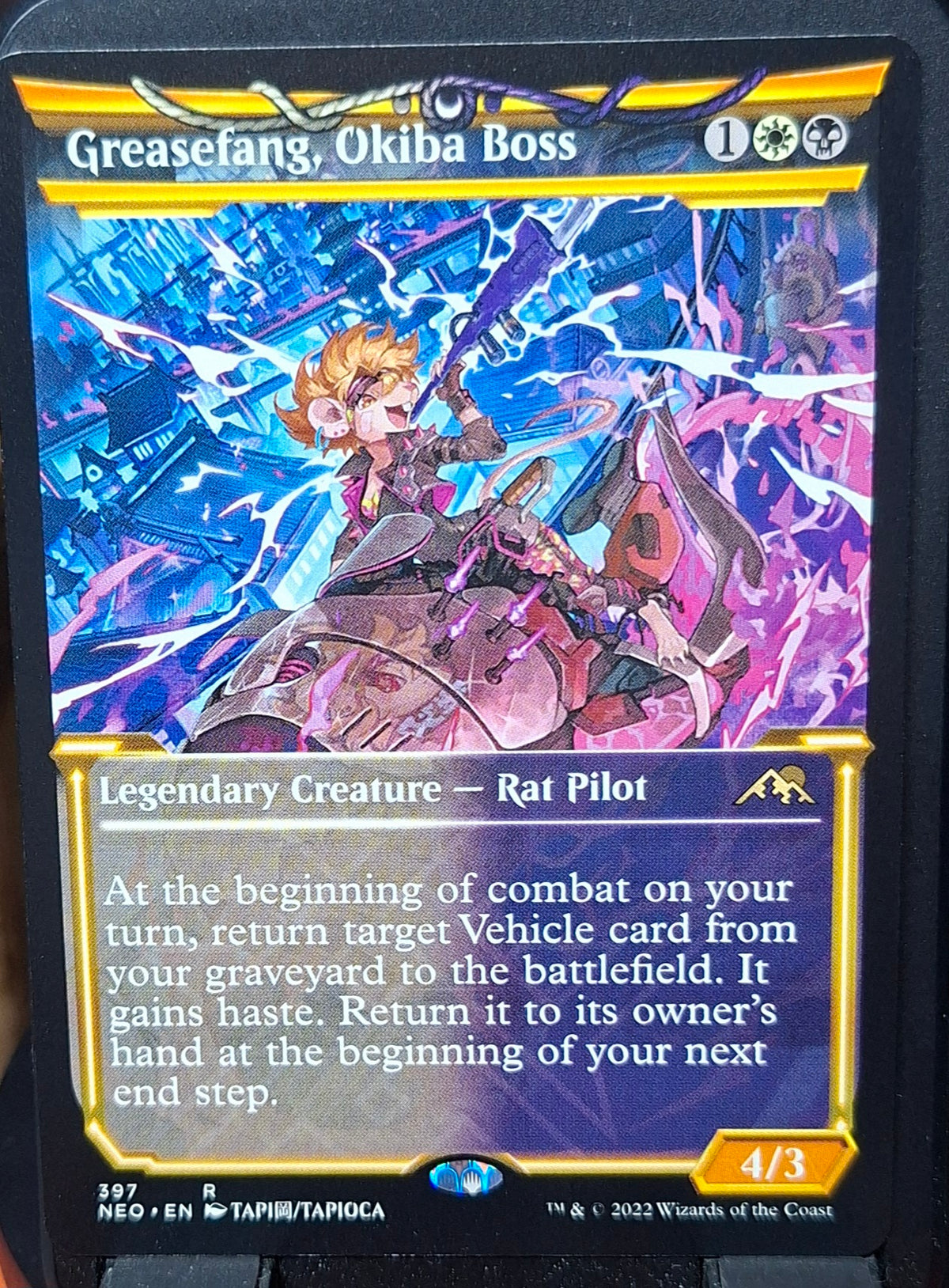 Greasefang, Okiba Boss