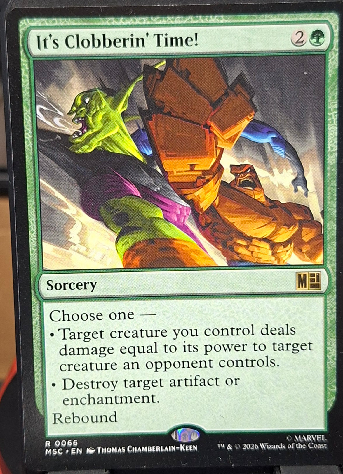 It's Clobberin' Time!