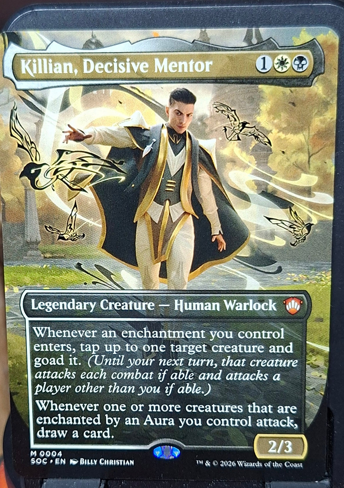 Killian, Decisive Mentor