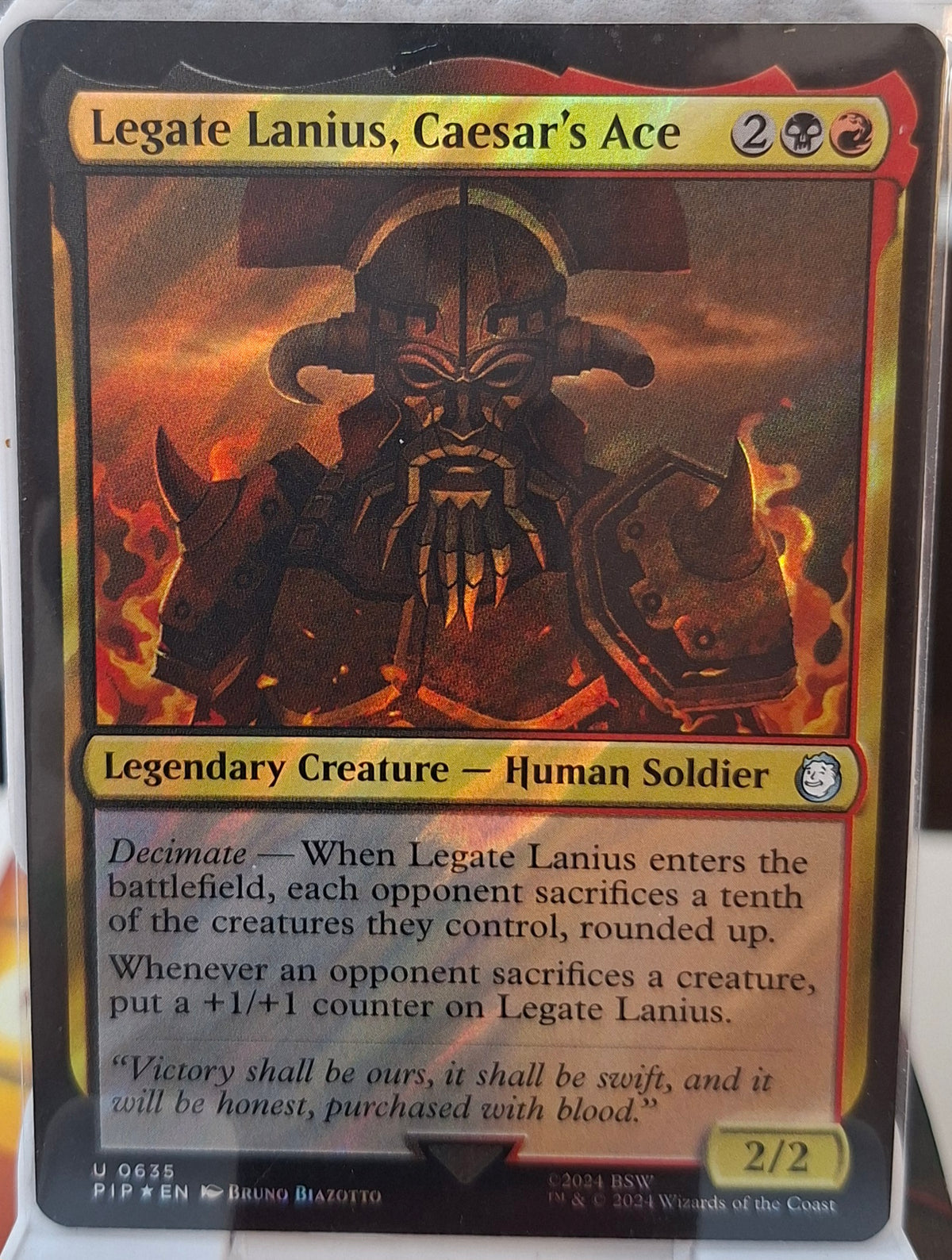 Legate Lanius, Caesar's Ace