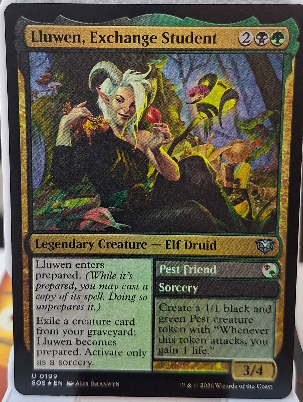 Lluwen, Exchange Student