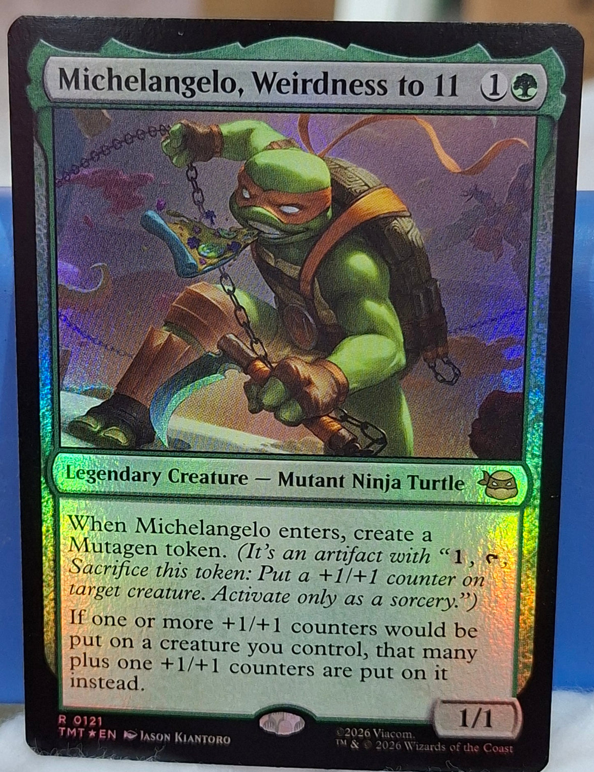 Michelangelo, Weirdness to 11