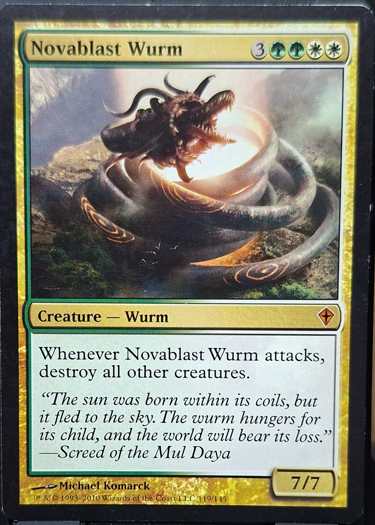 Novablast Wurm