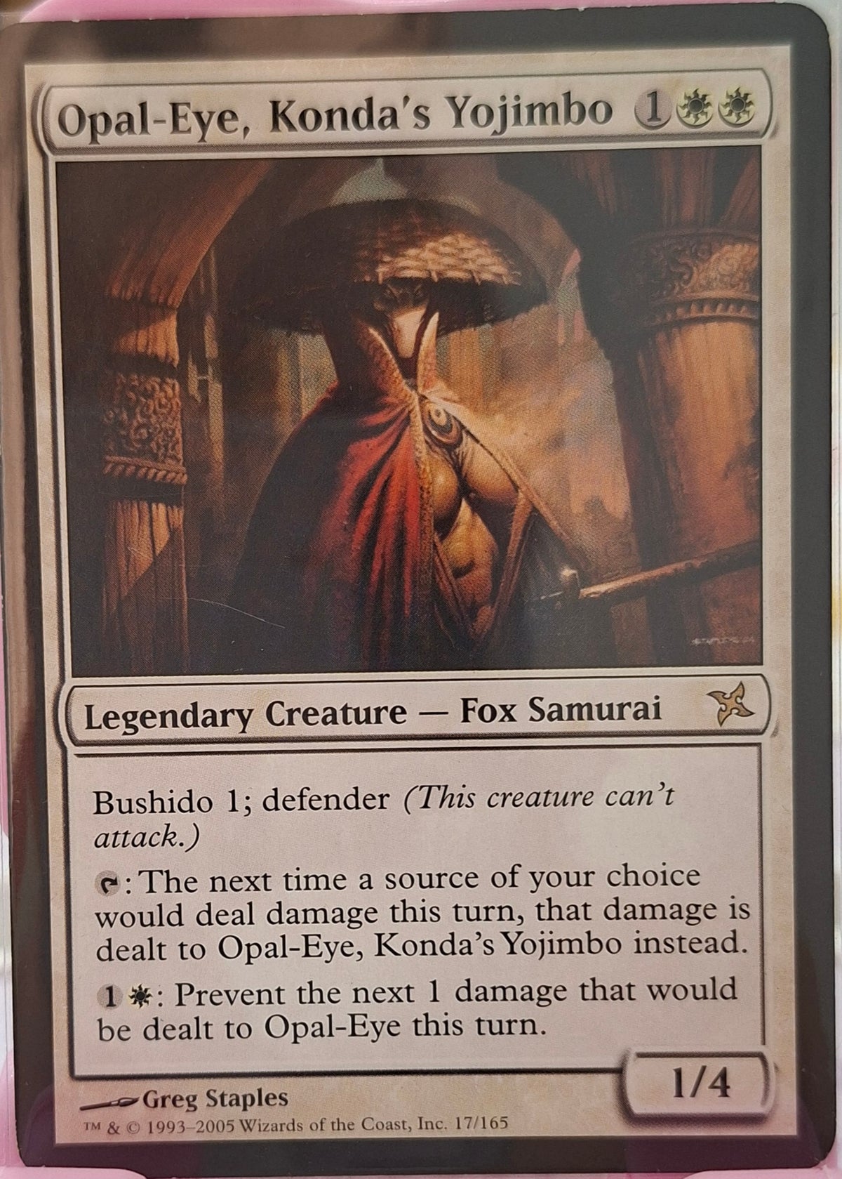 Opal-Eye, Konda's Yojimbo