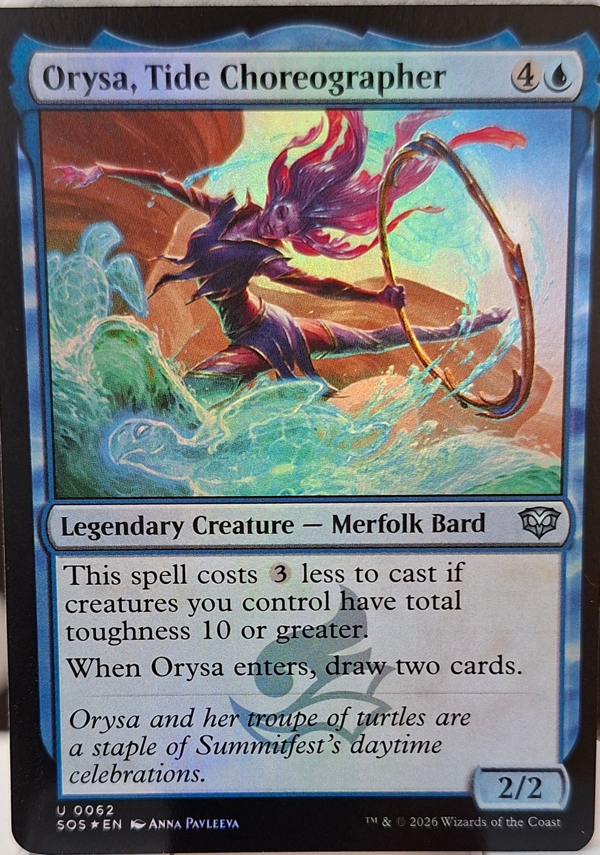 Orysa, Tide Choreographer