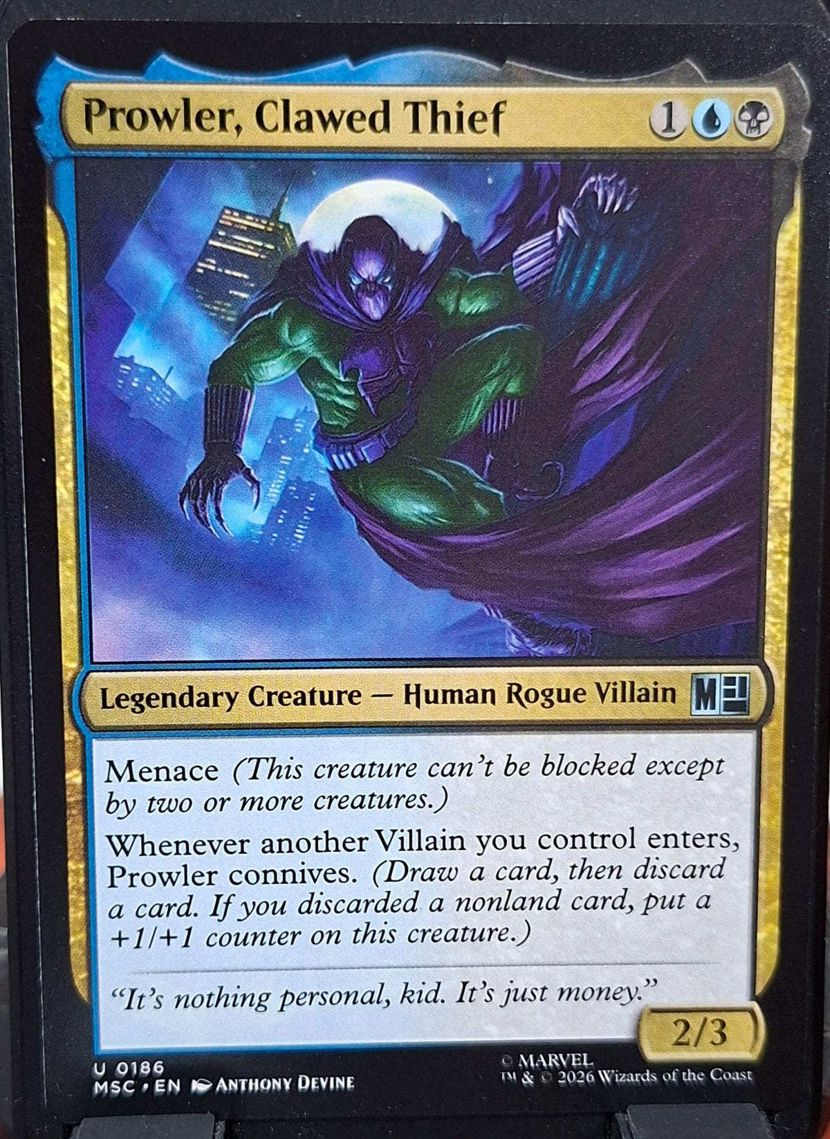 Prowler, Clawed Thief