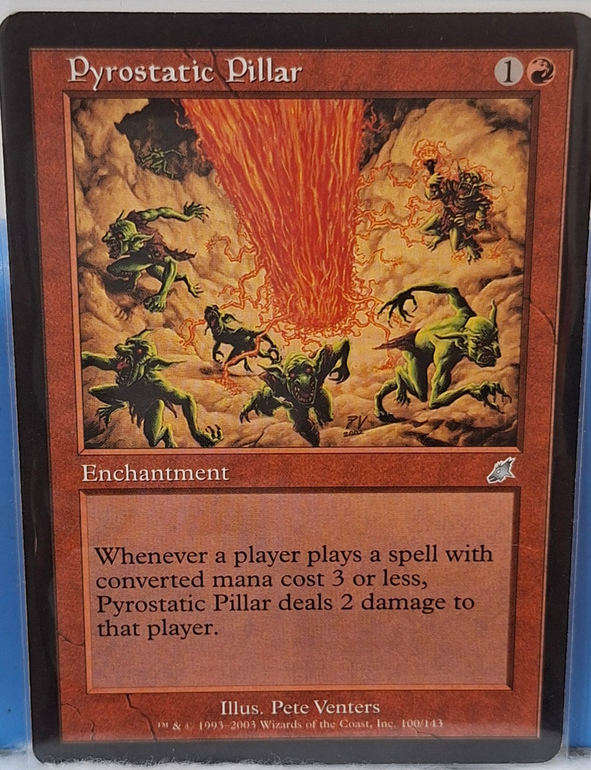 Pyrostatic Pillar