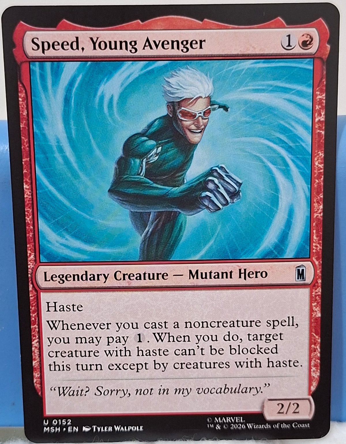 Speed, Young Avenger