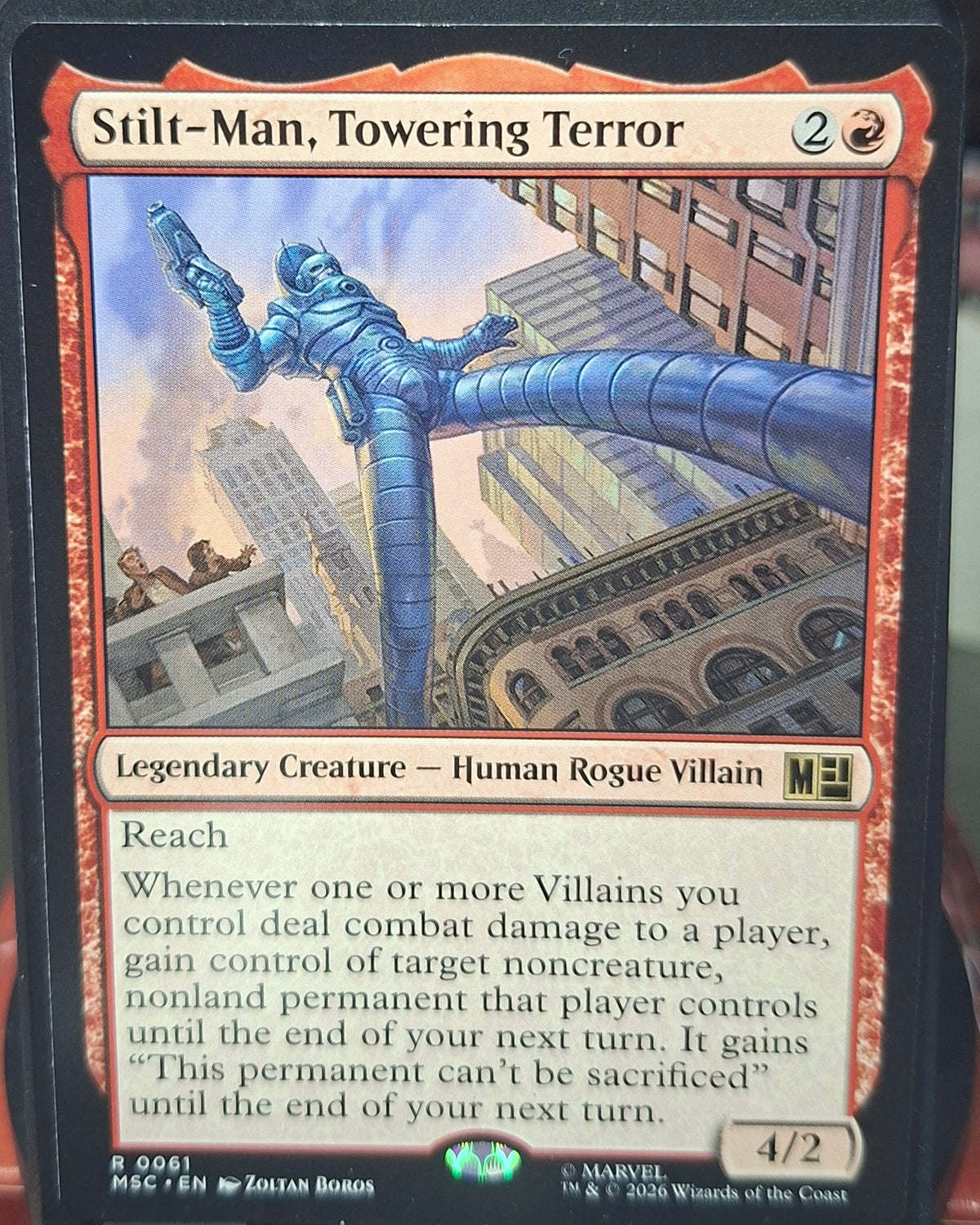 Stilt-Man, Towering Terror