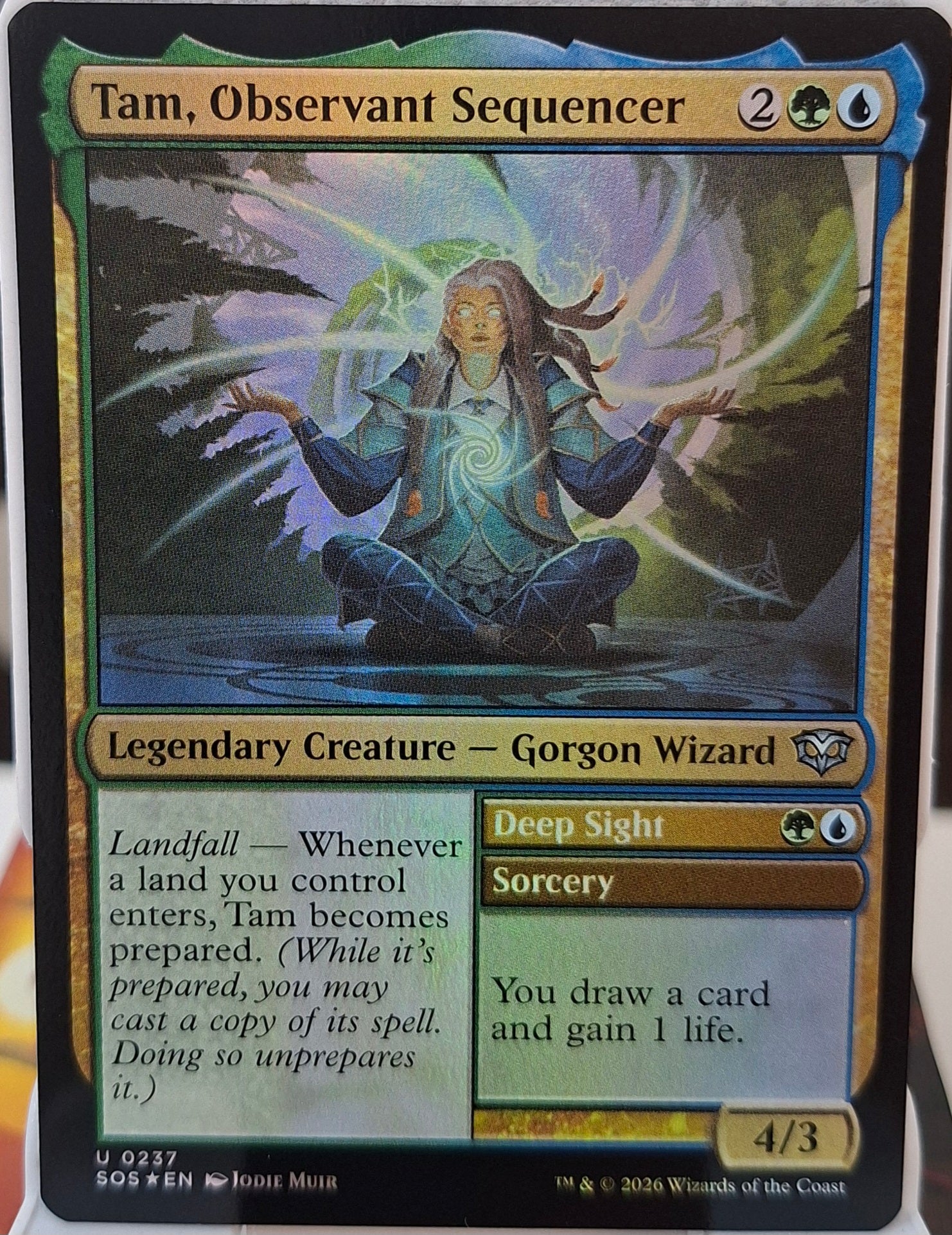Tam, Observant Sequencer