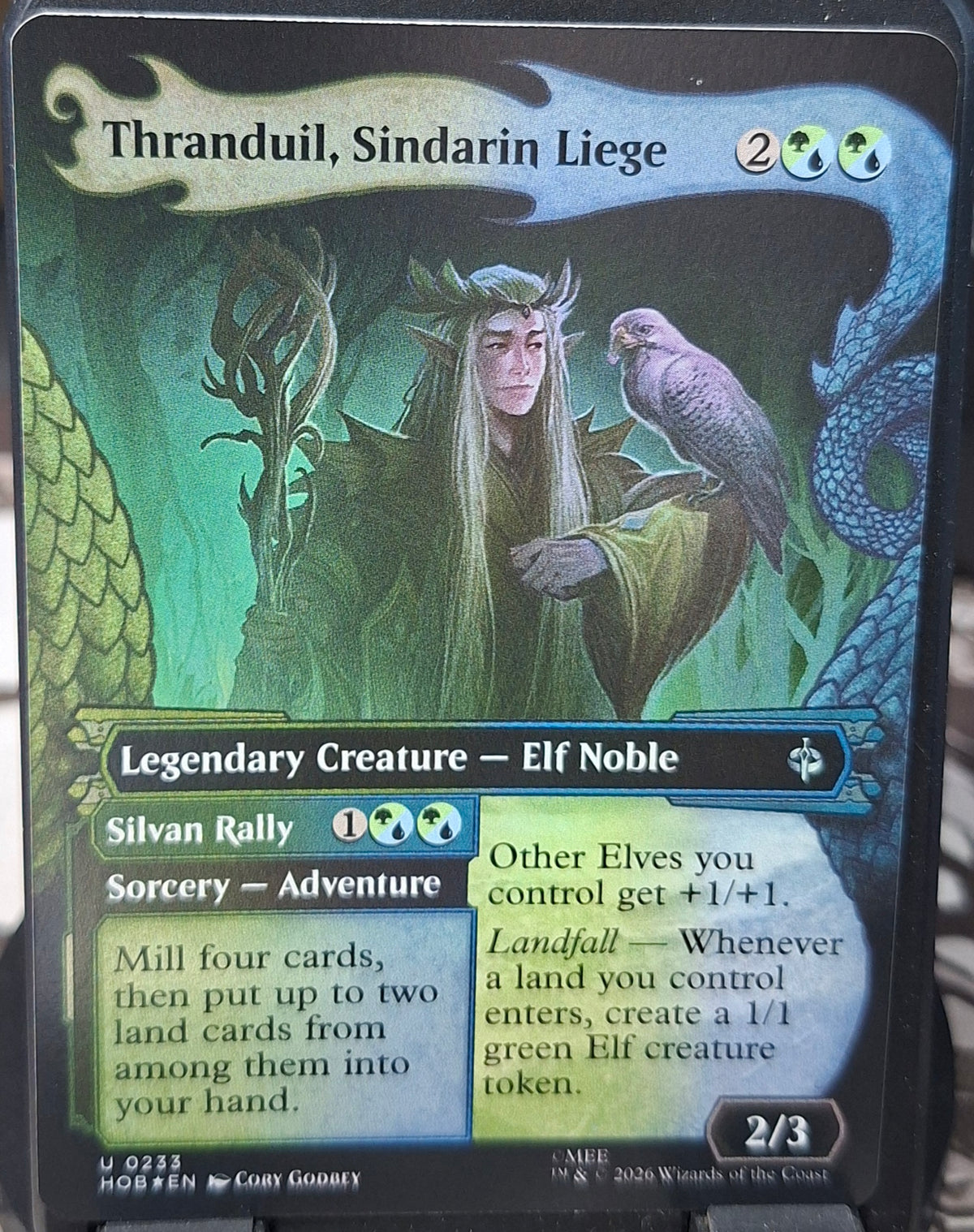 Thranduil, Sindarin Liege