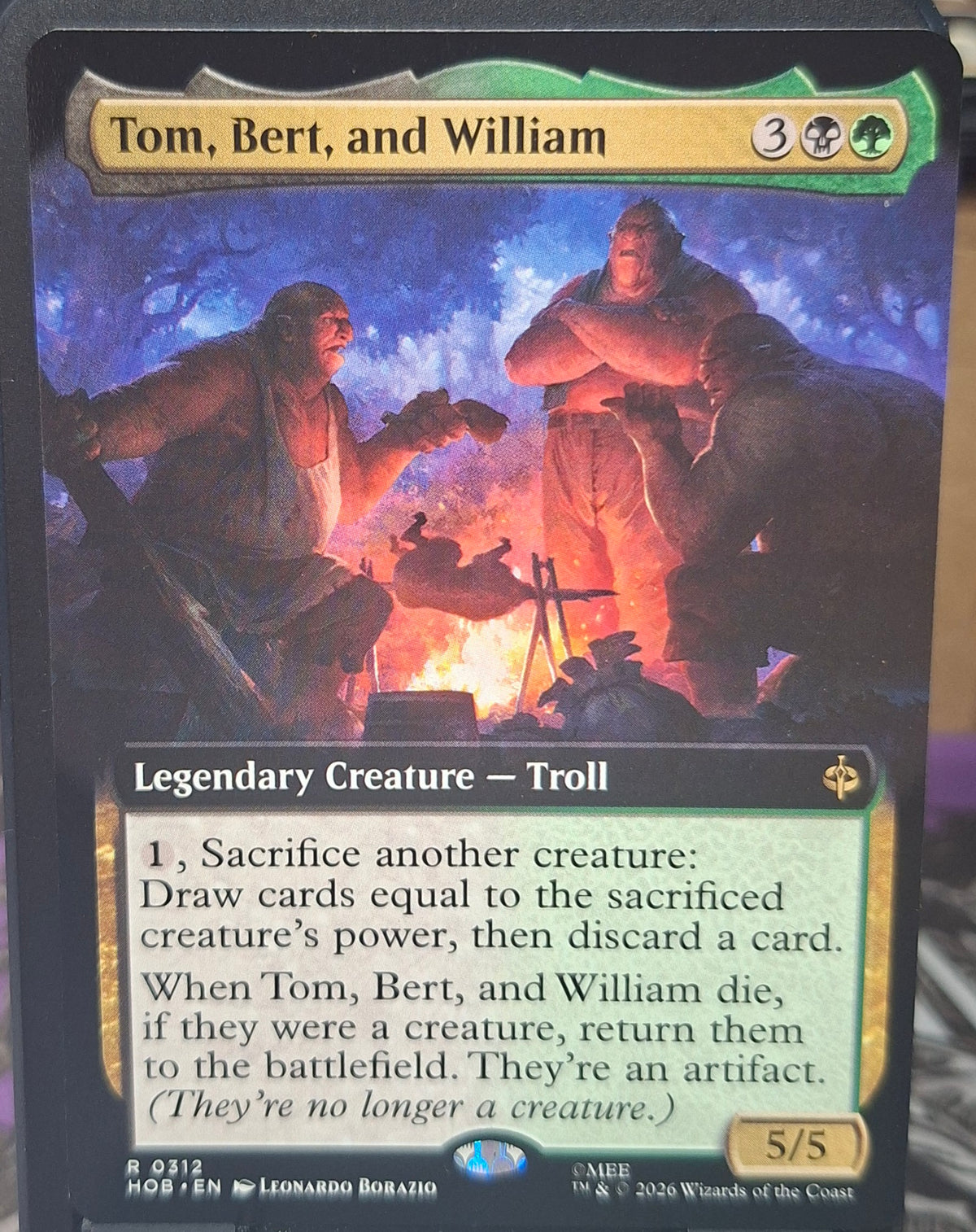 Tom, Bert, and William