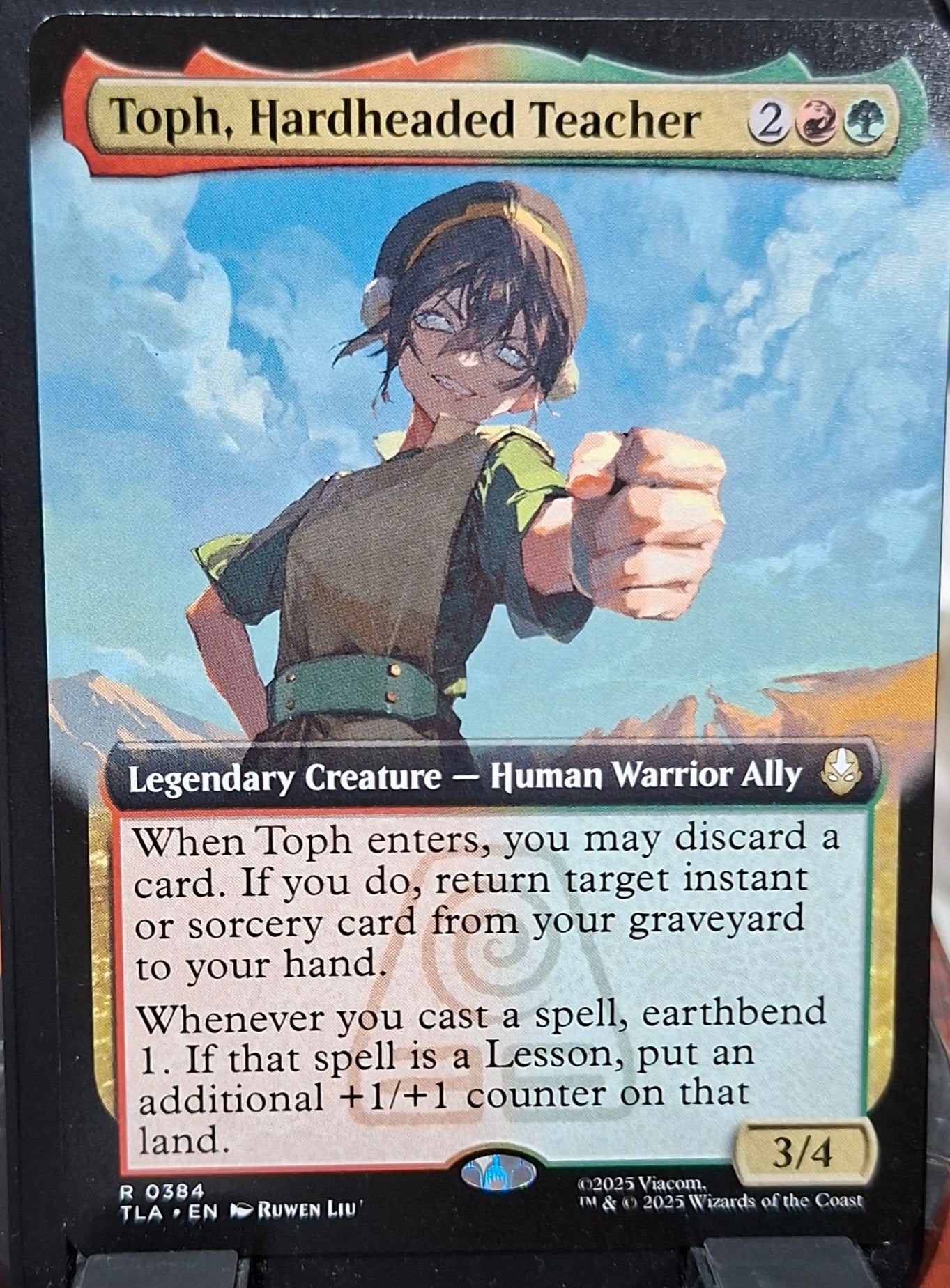 Toph, Hardheaded Teacher