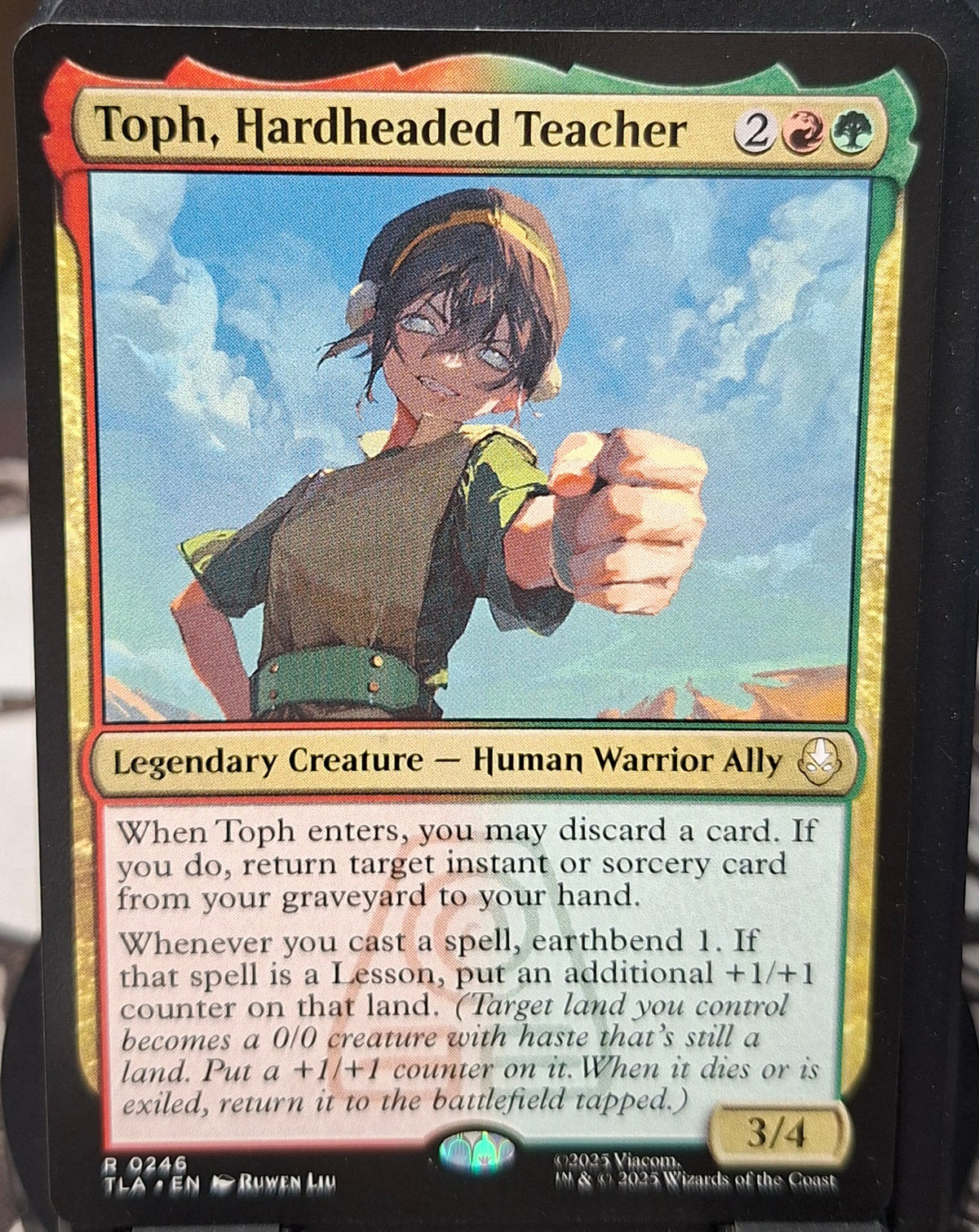 Toph, Hardheaded Teacher