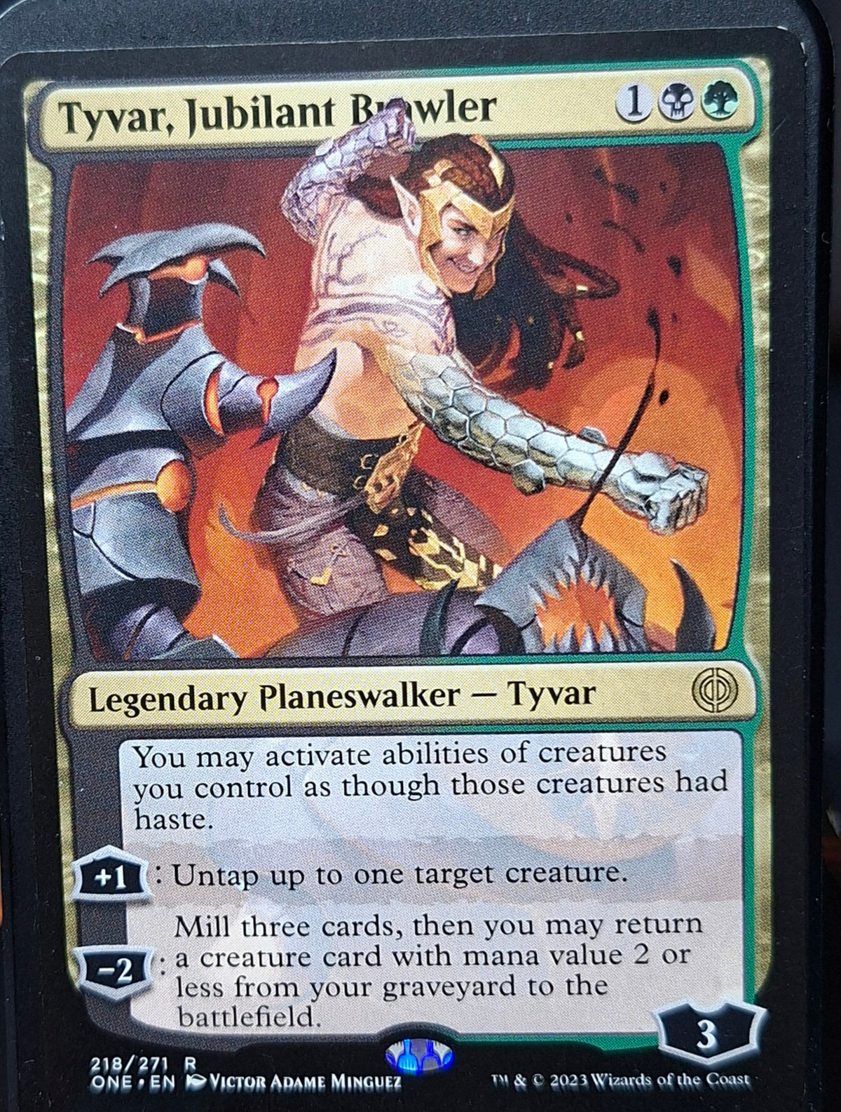 Tyvar, Jubilant Brawler