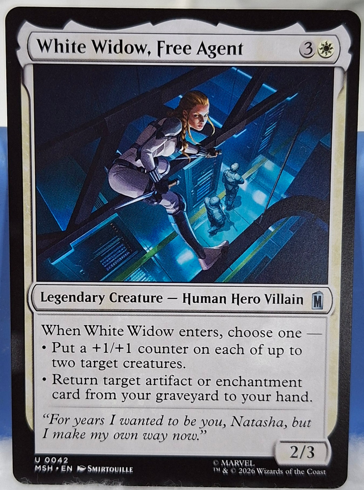 White Widow, Free Agent